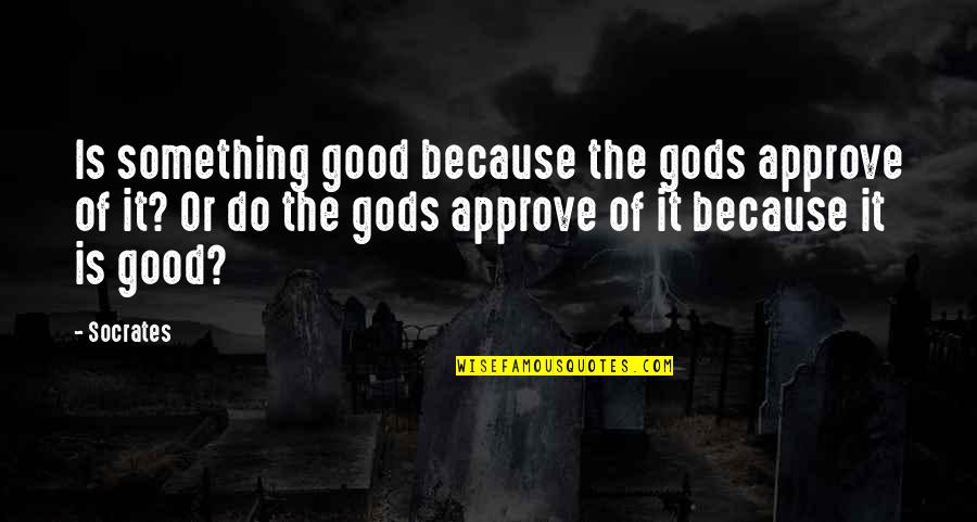 Birth Loss Quotes By Socrates: Is something good because the gods approve of