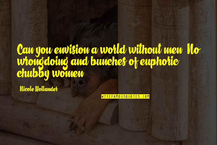 Birthday Wishes To Husband Quotes By Nicole Hollander: Can you envision a world without men? No