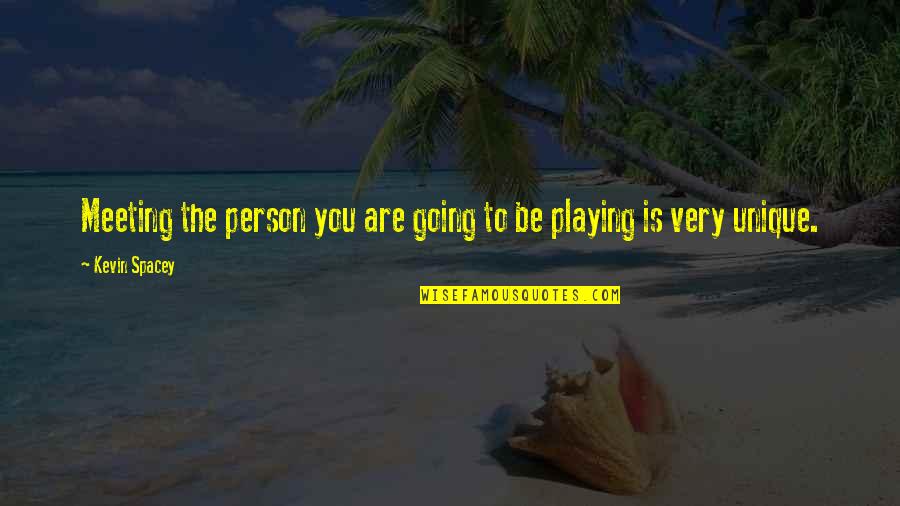 Birtwistle Minotaur Quotes By Kevin Spacey: Meeting the person you are going to be
