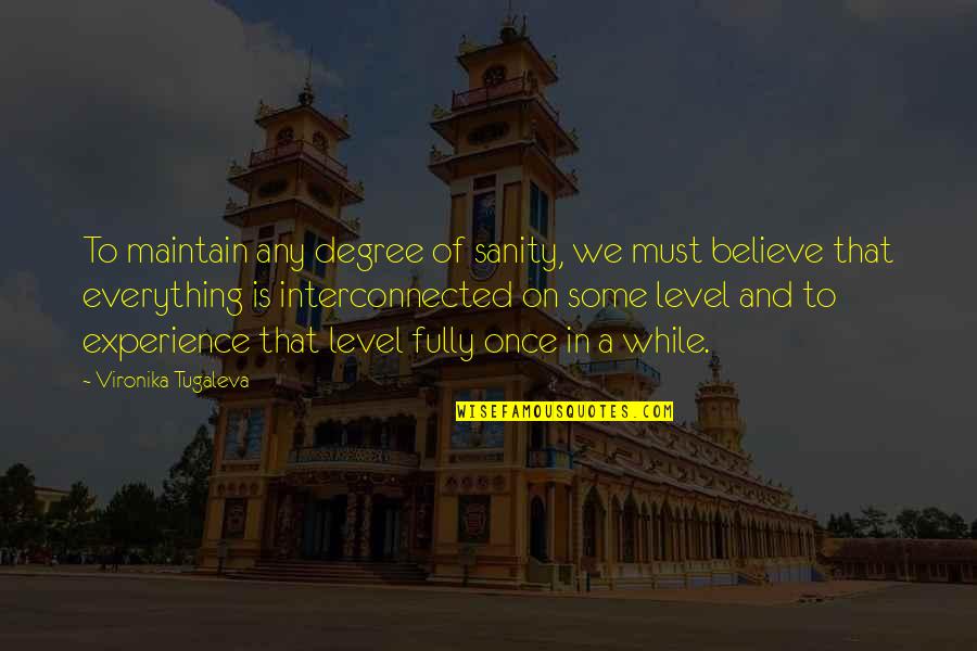 Bks Iyengar Pranayama Quotes By Vironika Tugaleva: To maintain any degree of sanity, we must