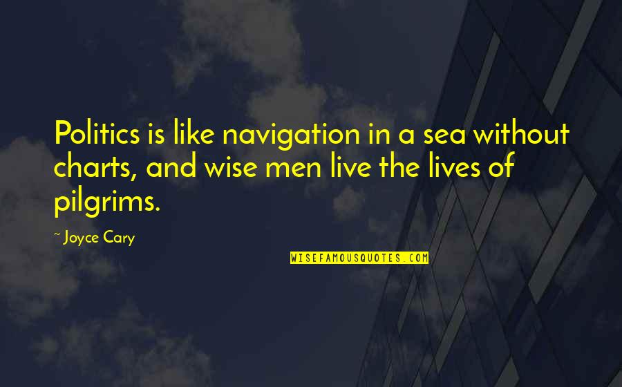 Blachernae Quotes By Joyce Cary: Politics is like navigation in a sea without