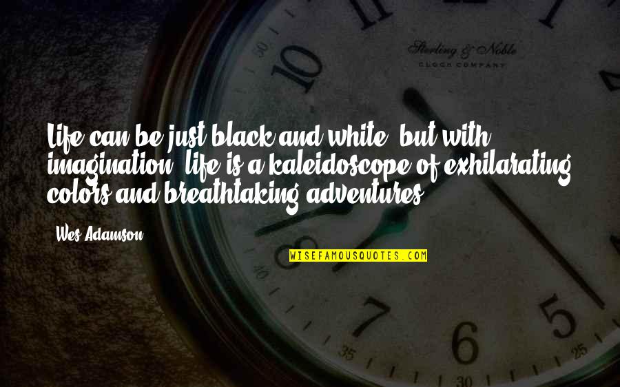Black And White Life Quotes By Wes Adamson: Life can be just black and white, but