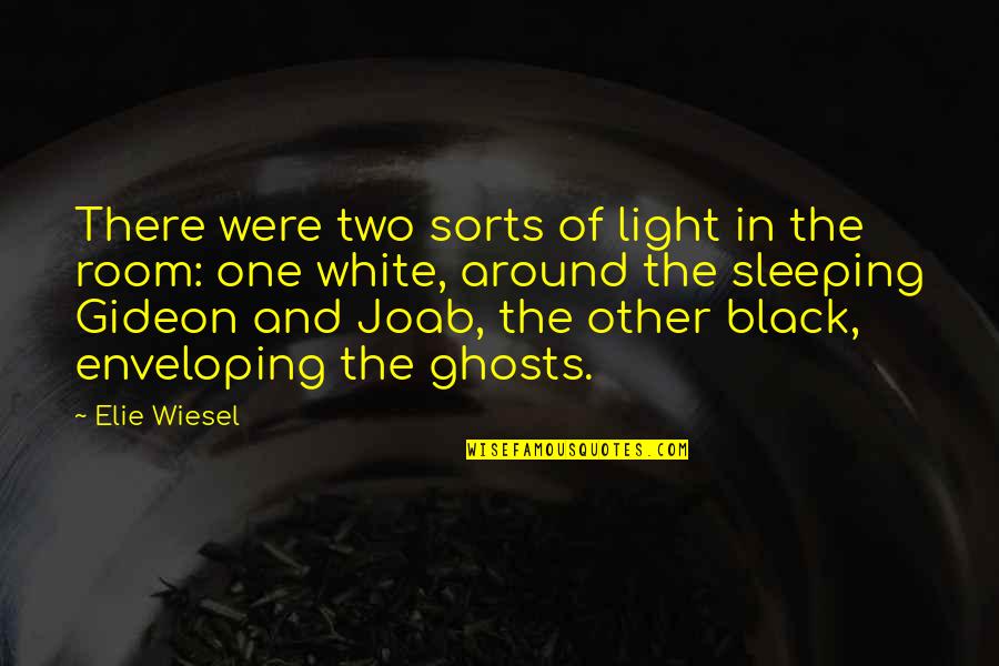 Black And White Light Quotes By Elie Wiesel: There were two sorts of light in the