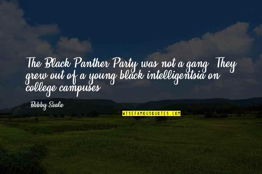 Black College Quotes By Bobby Seale: The Black Panther Party was not a gang.