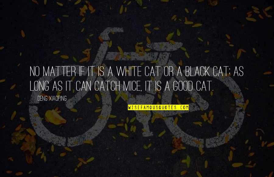 Black Matter Quotes By Deng Xiaoping: No matter if it is a white cat