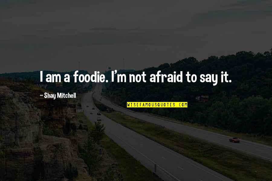 Black Ops 1 Reznov Quotes By Shay Mitchell: I am a foodie. I'm not afraid to Black Ops 1 Reznov Quotes By Shay Mitchell: I am a foodie. I'm not afraid to