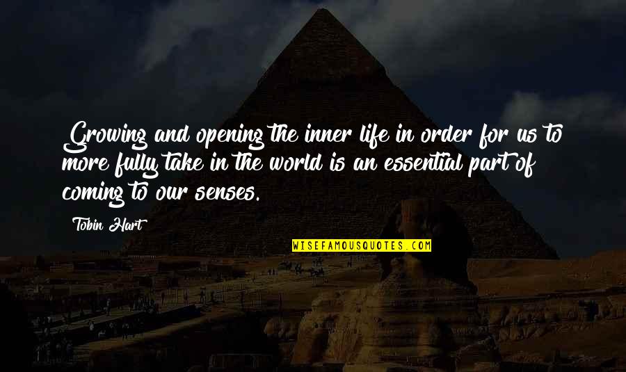 Blackamoor Quotes By Tobin Hart: Growing and opening the inner life in order