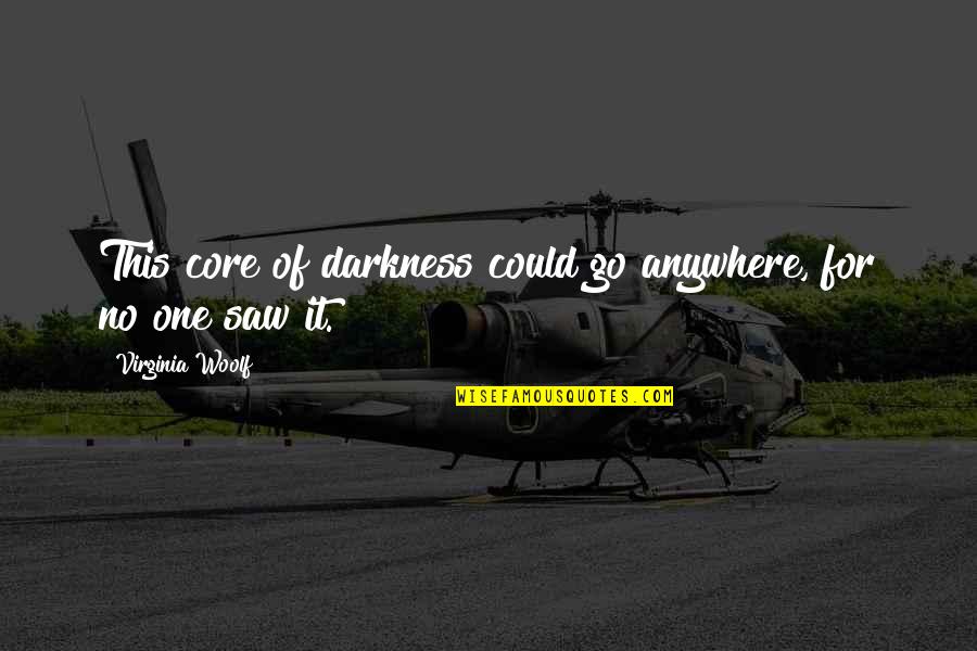 Blah Blah Gif Quotes By Virginia Woolf: This core of darkness could go anywhere, for Blah Blah Gif Quotes By Virginia Woolf: This core of darkness could go anywhere, for