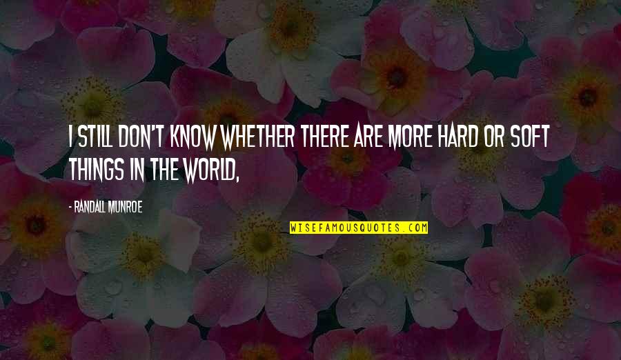 Blaise Meredith Quotes By Randall Munroe: I still don't know whether there are more