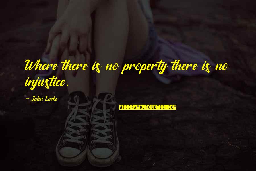 Blake Atkins Quotes By John Locke: Where there is no property there is no