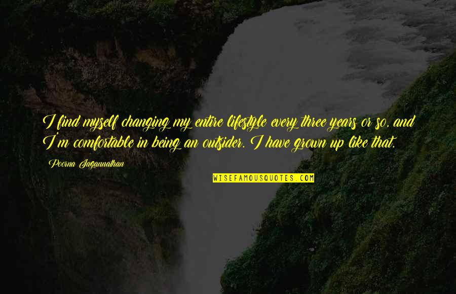 Blanchfield Quotes By Poorna Jagannathan: I find myself changing my entire lifestyle every Blanchfield Quotes By Poorna Jagannathan: I find myself changing my entire lifestyle every