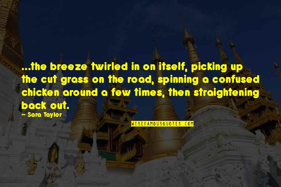 Blaskovics Quotes By Sara Taylor: ...the breeze twirled in on itself, picking up Blaskovics Quotes By Sara Taylor: ...the breeze twirled in on itself, picking up