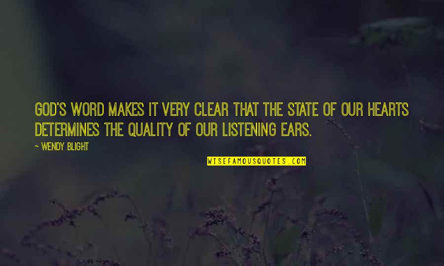 Blasting With Friends Quotes By Wendy Blight: God's Word makes it very clear that the Blasting With Friends Quotes By Wendy Blight: God's Word makes it very clear that the