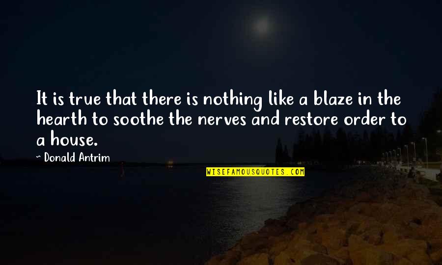 Blaze's Quotes By Donald Antrim: It is true that there is nothing like