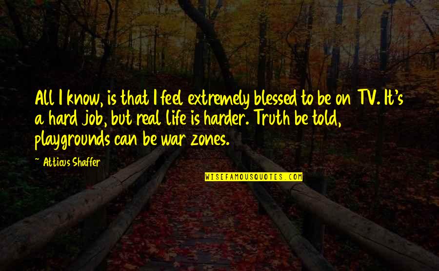 Blessed To Know You Quotes By Atticus Shaffer: All I know, is that I feel extremely