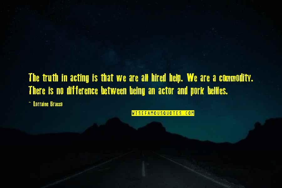 Blinds World Reviews Quotes By Lorraine Bracco: The truth in acting is that we are Blinds World Reviews Quotes By Lorraine Bracco: The truth in acting is that we are