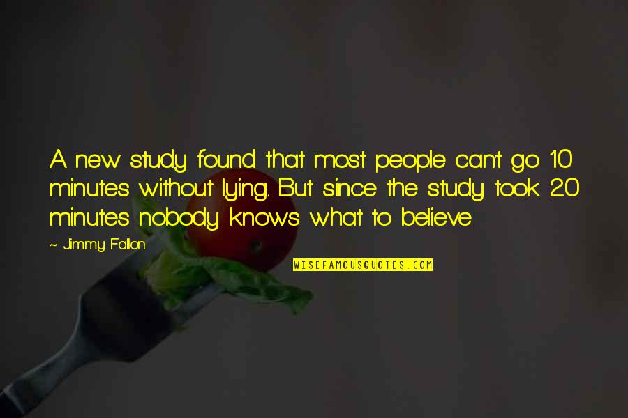 Blog Article Quotes By Jimmy Fallon: A new study found that most people can't