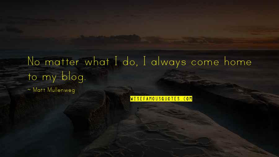 Blog Quotes By Matt Mullenweg: No matter what I do, I always come