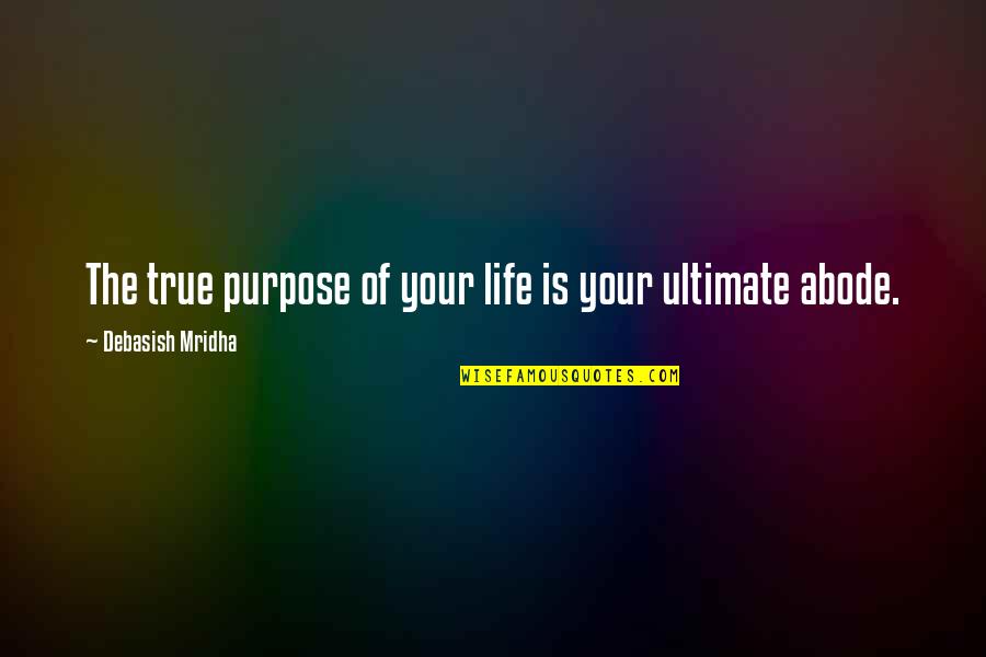 Bloodaxe Worg Quotes By Debasish Mridha: The true purpose of your life is your