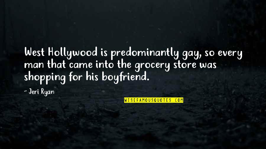 Bloomberg Stock Price Quotes By Jeri Ryan: West Hollywood is predominantly gay, so every man
