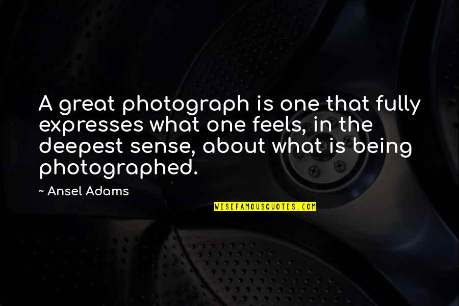 Blooming Tagalog Quotes By Ansel Adams: A great photograph is one that fully expresses