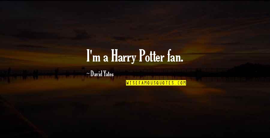 Bloomingdales Quotes By David Yates: I'm a Harry Potter fan.