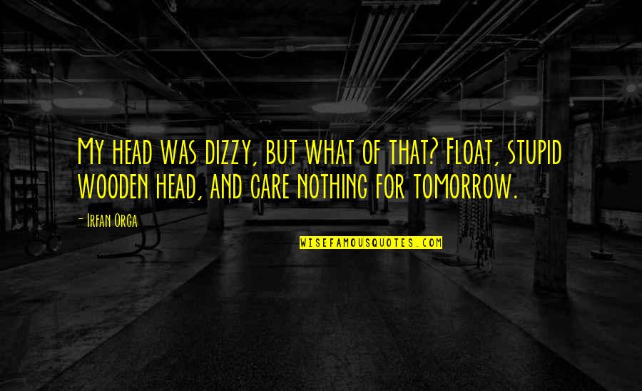 Blout Paving Quotes By Irfan Orga: My head was dizzy, but what of that? Blout Paving Quotes By Irfan Orga: My head was dizzy, but what of that?