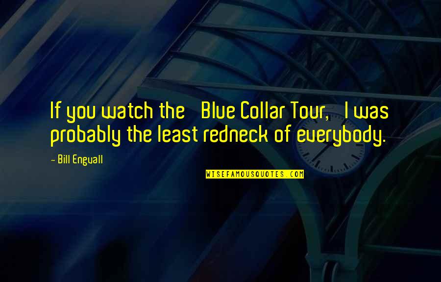 Blue Collar Quotes By Bill Engvall: If you watch the 'Blue Collar Tour,' I