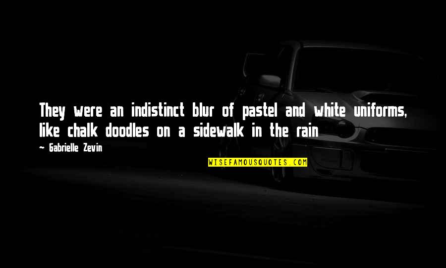 Blur Quotes By Gabrielle Zevin: They were an indistinct blur of pastel and Blur Quotes By Gabrielle Zevin: They were an indistinct blur of pastel and