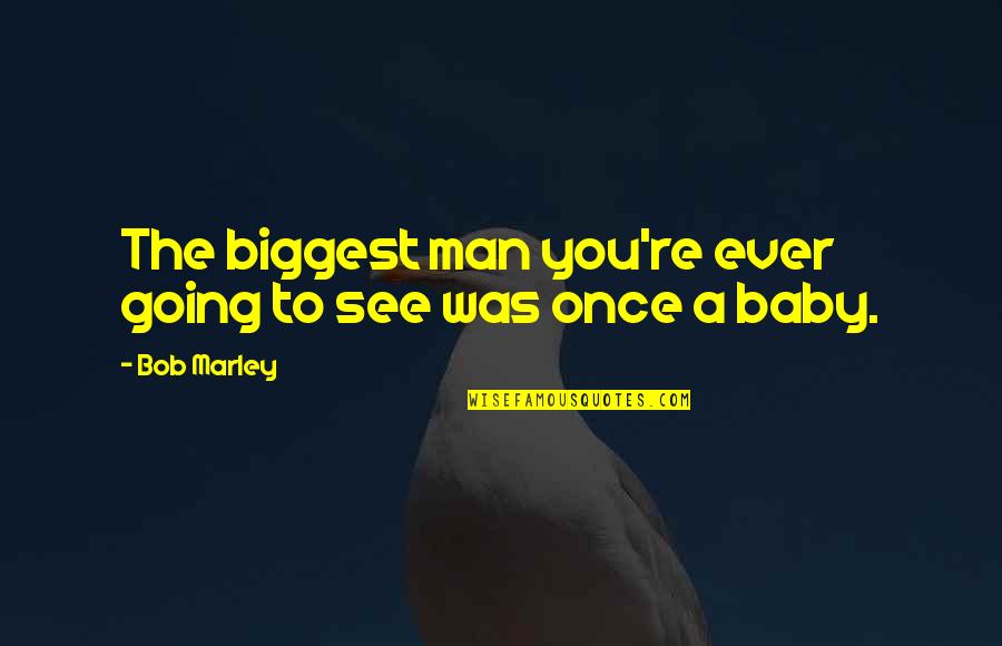 Bob Marley Quotes By Bob Marley: The biggest man you're ever going to see