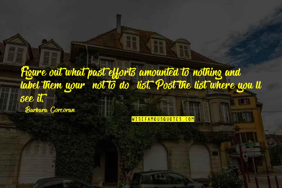 Bob Marley Redemption Quotes By Barbara Corcoran: Figure out what past efforts amounted to nothing Bob Marley Redemption Quotes By Barbara Corcoran: Figure out what past efforts amounted to nothing
