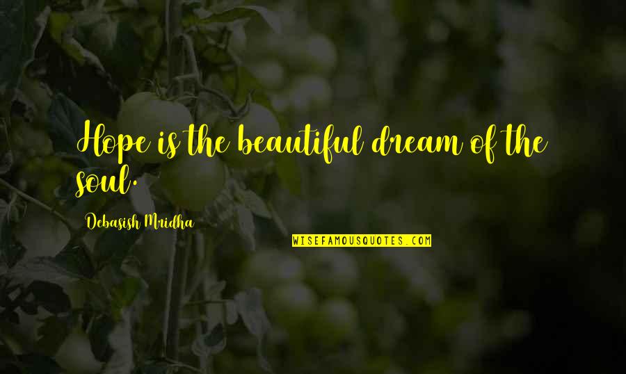Bobber Seat Quotes By Debasish Mridha: Hope is the beautiful dream of the soul. Bobber Seat Quotes By Debasish Mridha: Hope is the beautiful dream of the soul.