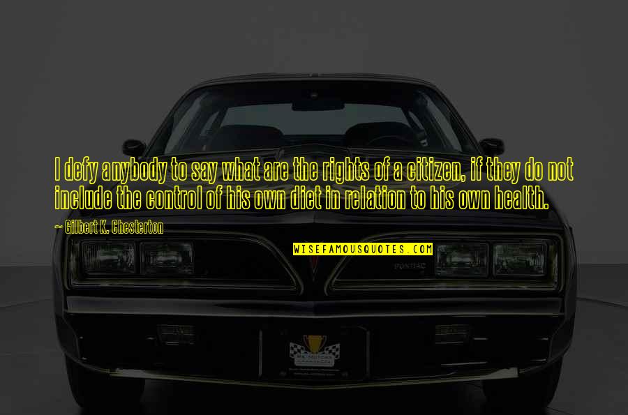 Bobino Bookmark Quotes By Gilbert K. Chesterton: I defy anybody to say what are the