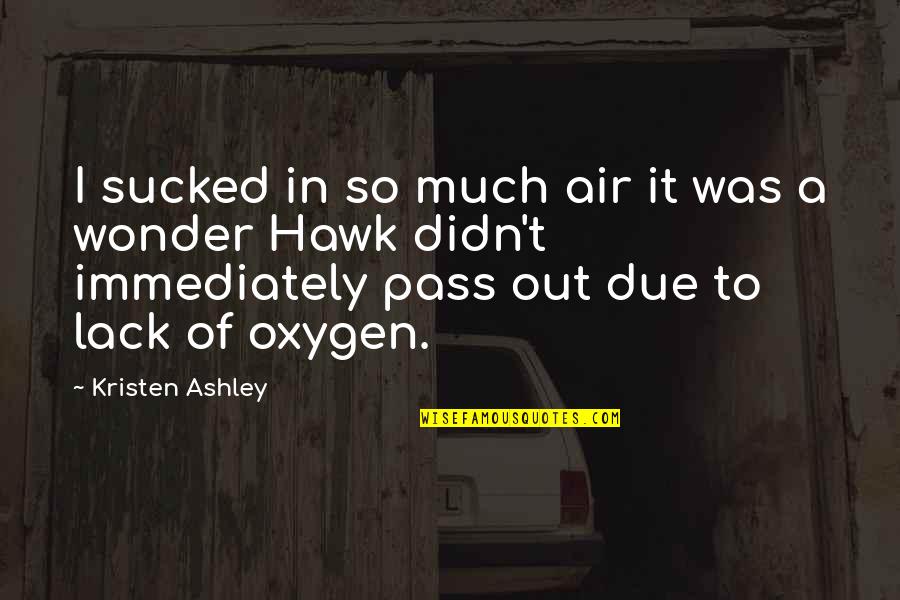 Bodhidharma Quotes And Quotes By Kristen Ashley: I sucked in so much air it was