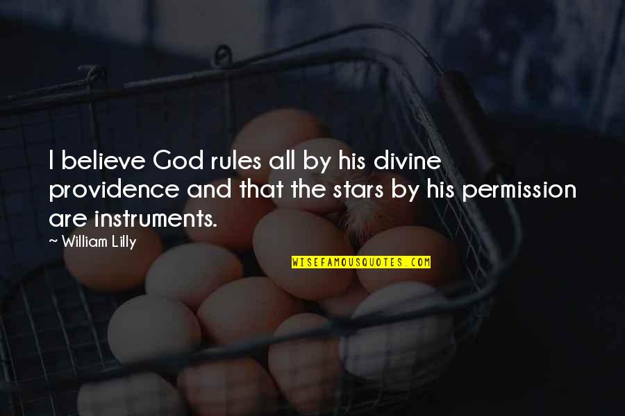 Boerse-frankfurt Real Time Quotes By William Lilly: I believe God rules all by his divine