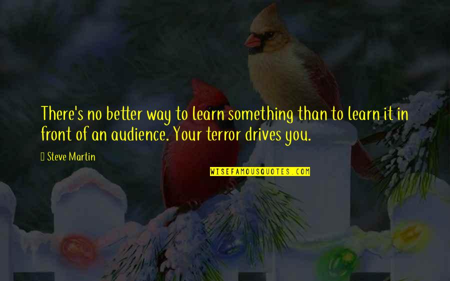 Bogumila Jovanovic Jeremic Quotes By Steve Martin: There's no better way to learn something than