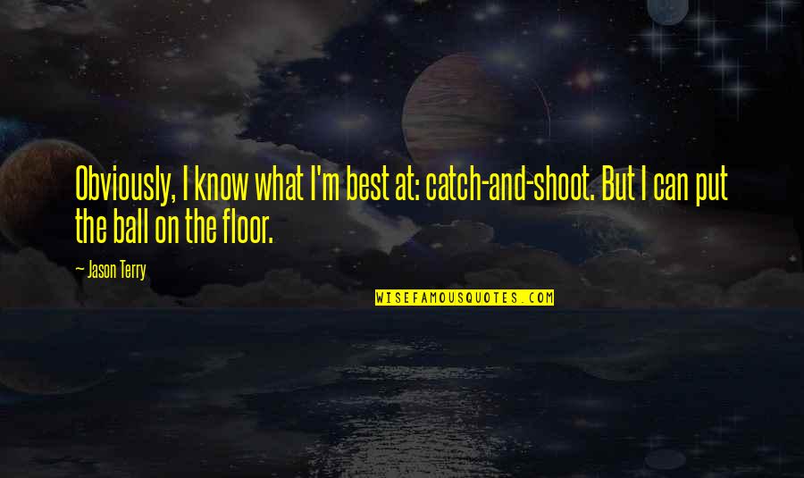 Bojalad Quotes By Jason Terry: Obviously, I know what I'm best at: catch-and-shoot. Bojalad Quotes By Jason Terry: Obviously, I know what I'm best at: catch-and-shoot.