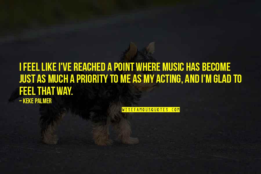 Boldina Game Quotes By Keke Palmer: I feel like I've reached a point where Boldina Game Quotes By Keke Palmer: I feel like I've reached a point where