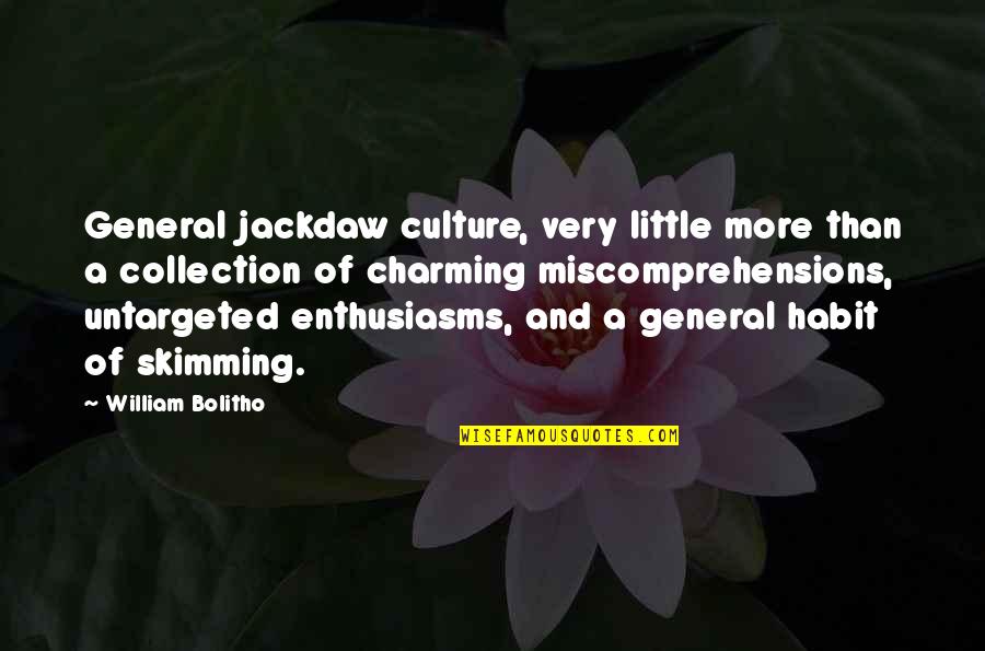 Bolitho Quotes By William Bolitho: General jackdaw culture, very little more than a