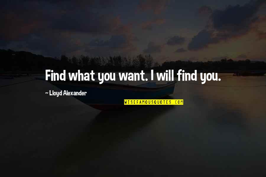 Bonds Bonds Quotes By Lloyd Alexander: Find what you want. I will find you.