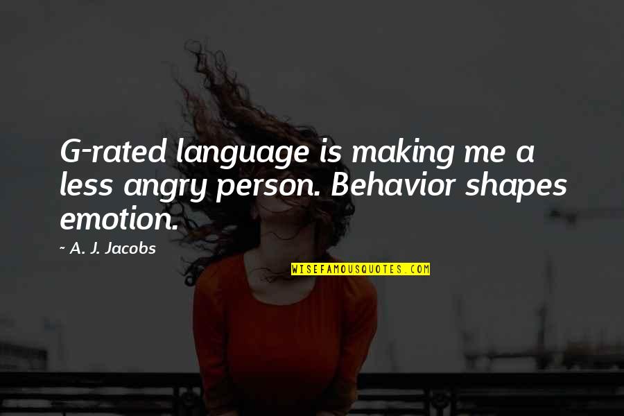 Book Of Biblical Quotes By A. J. Jacobs: G-rated language is making me a less angry