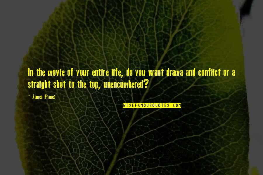 Bookmaker Quotes By James Franco: In the movie of your entire life, do