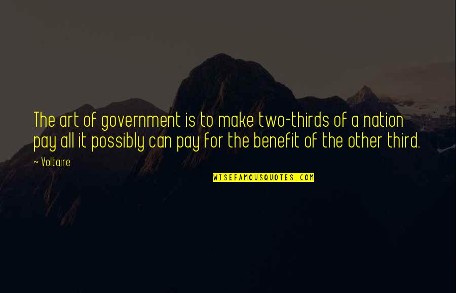 Bookrags Frankenstein Quotes By Voltaire: The art of government is to make two-thirds Bookrags Frankenstein Quotes By Voltaire: The art of government is to make two-thirds