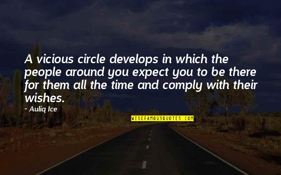 Books Harables Quotes By Auliq Ice: A vicious circle develops in which the people