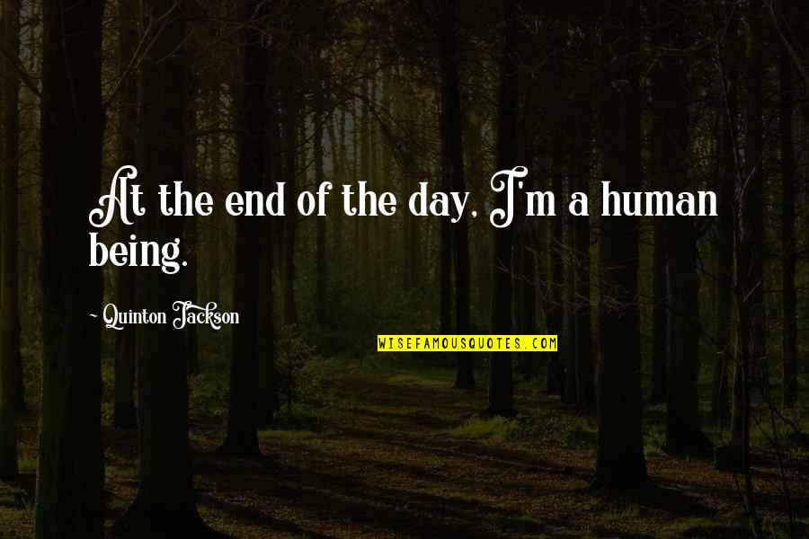 Boomershine Pontiac Quotes By Quinton Jackson: At the end of the day, I'm a