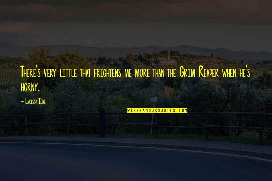 Bootcut Leggings Quotes By Larissa Ione: There's very little that frightens me more than