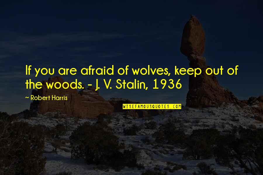 Borlaug Scholarship Quotes By Robert Harris: If you are afraid of wolves, keep out