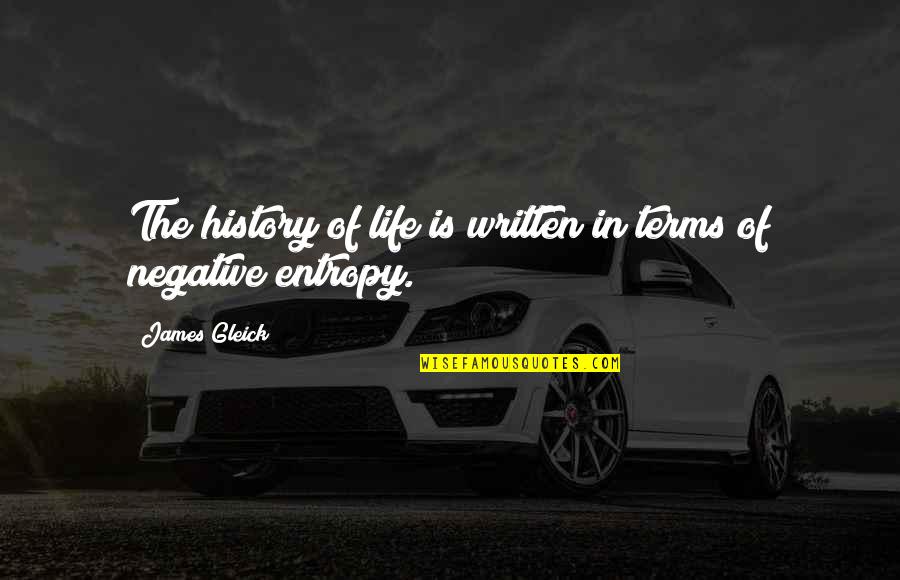 Botellas Plasticas Quotes By James Gleick: The history of life is written in terms Botellas Plasticas Quotes By James Gleick: The history of life is written in terms