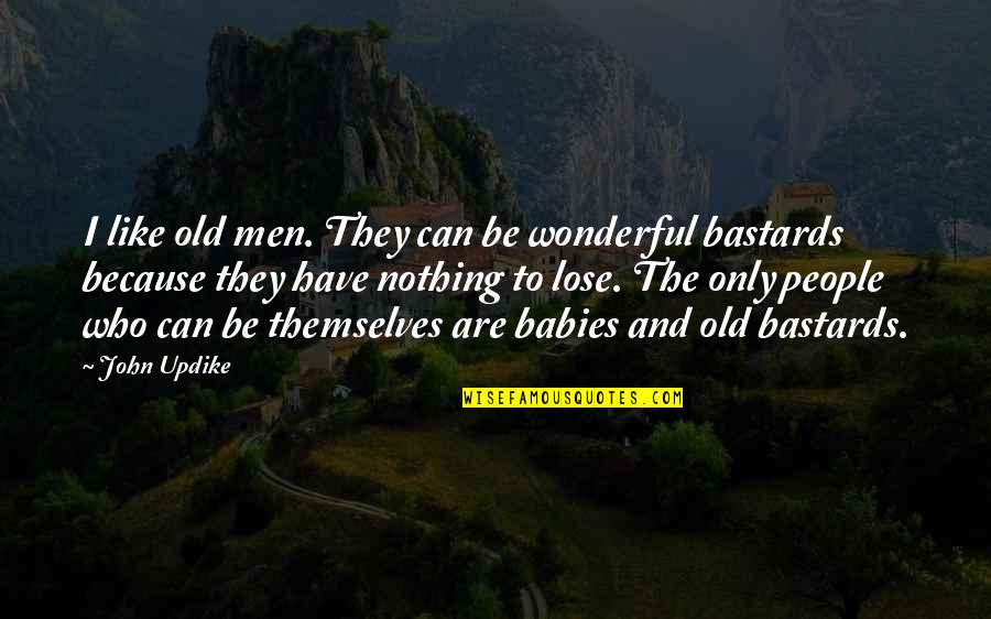 Bouclair En Quotes By John Updike: I like old men. They can be wonderful Bouclair En Quotes By John Updike: I like old men. They can be wonderful