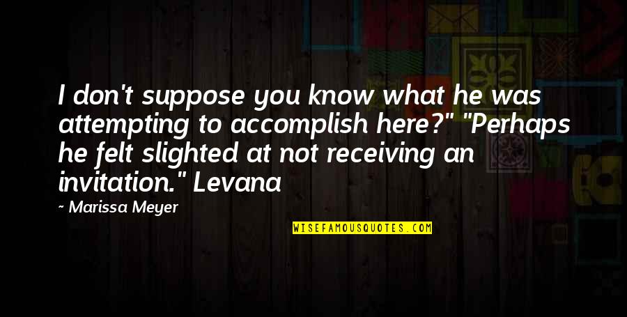 Boulardii Quotes By Marissa Meyer: I don't suppose you know what he was